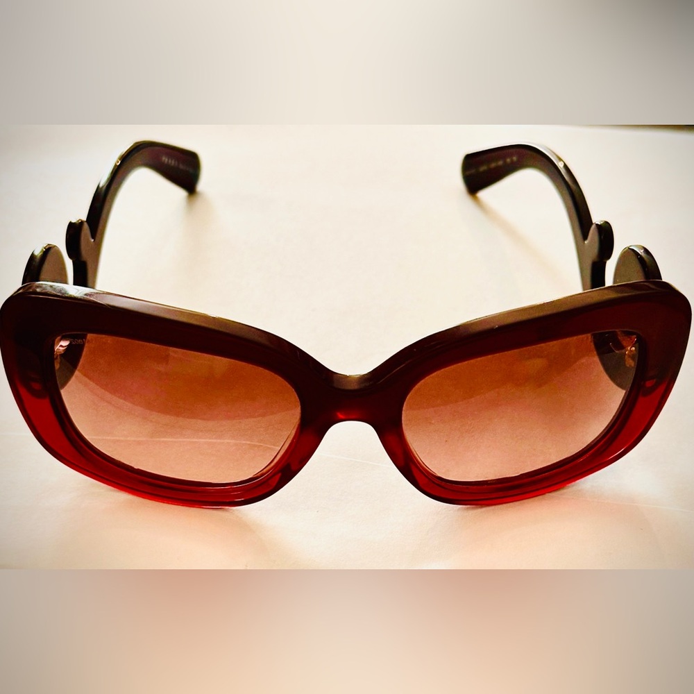 Prada - S270 Red Swirl Sunglasses